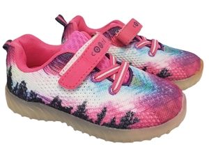 Coodo Girls 10 Light Up Sneakers Multi Modes